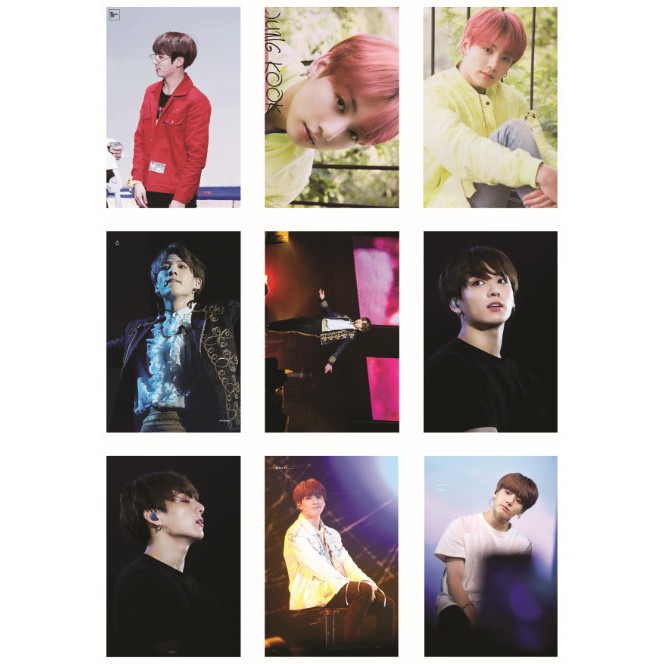 Lomo card ảnh thành viên BTS - JUNGKOOK T10 full 63 ảnh