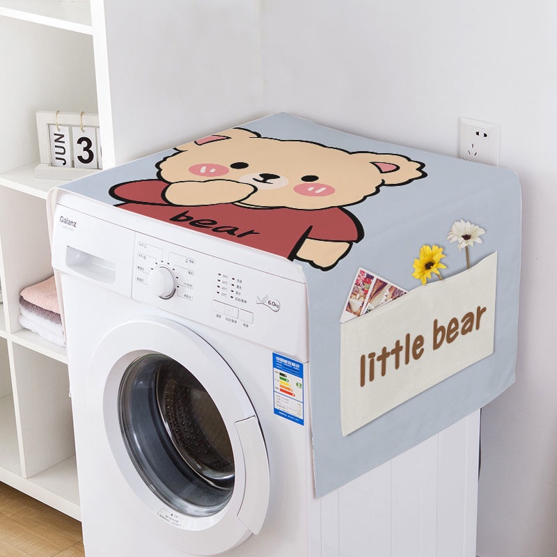Nắp Che Nắng Cho Máy Giặt Vải Che Bụi Tủ Lạnh Nắp Chống Thấm Máy Giặt