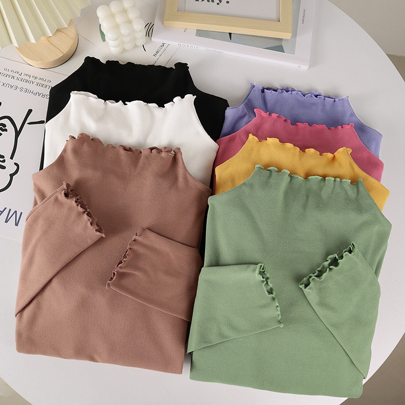 NRVP Áo Thun Nữ Dài Tay Dáng Rộng Thời Trang Hàn Quốc