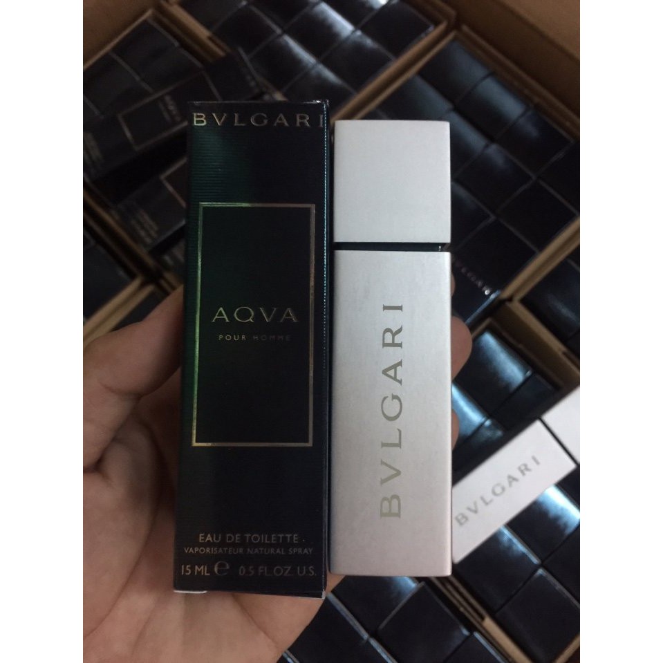 Nước Hoa Nam 15ml Bvlgari Aqva Pour Homme EDT Chính Hãng vov Cung Cấp.