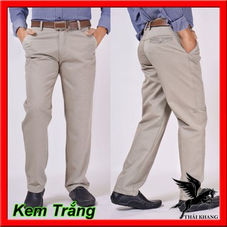 Quần kaki nam big size trên 90kg vải kaki mềm dày đẹp mặc thoải mái may bởi xưởng Thái Khang TKQ101