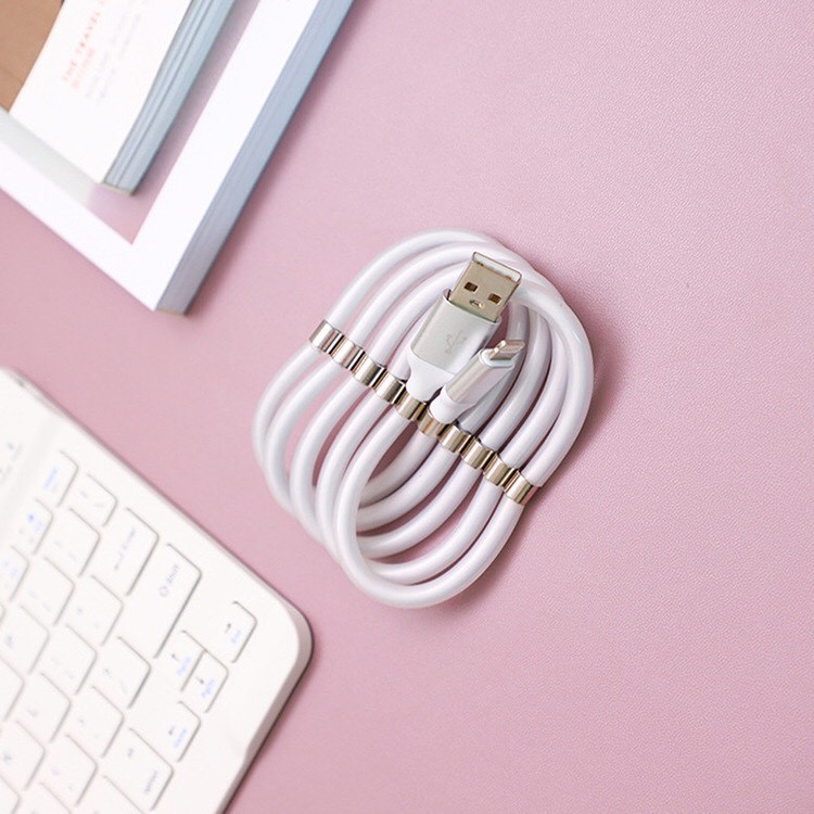 Dây Cáp Sạc Micro USB Chống Rối Cuộn Tròn Cực Kỳ Tiện Lợi, Cáp Sạc Cực Nhanh [Bảo Hành 1 Tháng]
