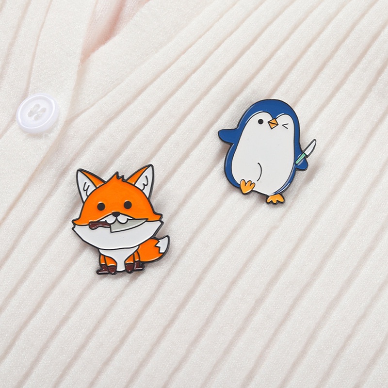 Tmdbyx Ghim Cài Áo Hình Động Vật Hoạt Hình Đáng Yêu