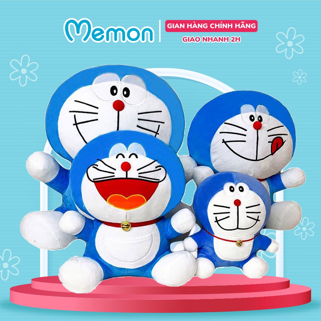 [Mã LIFEMALL2505 giảm 10% đơn 250K] Gấu Bông Doraemon Cao Cấp Memon