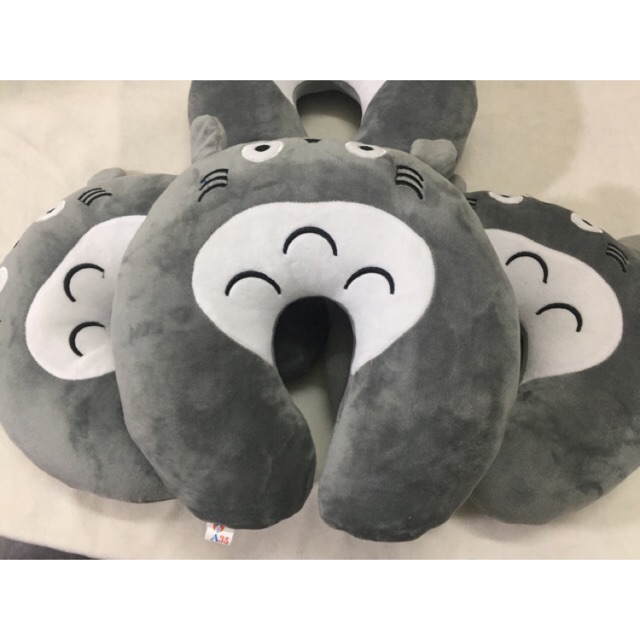 Gối Chữ U Totoro Mới Êm Mềm Mịn Bảo Vệ Cổ Không Mỏi