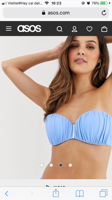 [CHÍNH HÃNG] Thanh lý Áo Bikini Asos Dorina Fiji Bandeau | BigBuy360 - bigbuy360.vn