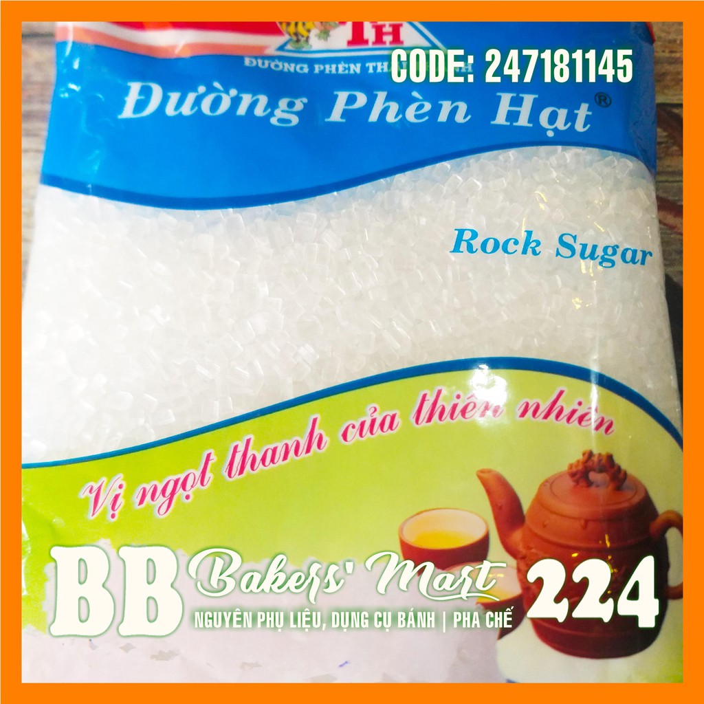 Đường phèn hạt nhỏ THÁI THÀNH (Rock Sugar) - Gói 500gr