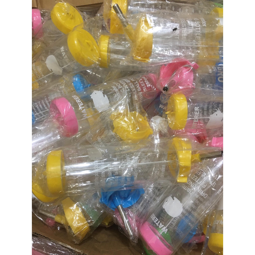 BÌNH BI UỐNG NƯỚC CHO CHIM,VẸT VÀ HAMSTER 125ml & 250ml