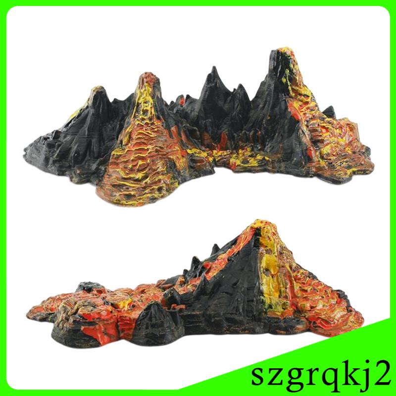 Mô Hình Phong Cảnh Núi Lửa Phun Trào Sống Động Trang Trí Cho Bé 7-14 Tuổi