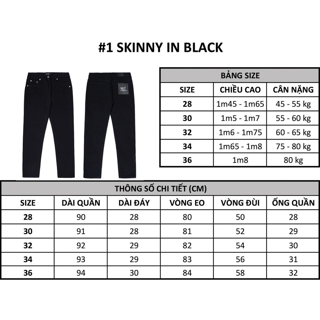 Quần Jeans ZOMBIE® Skinny In Black | BigBuy360 - bigbuy360.vn