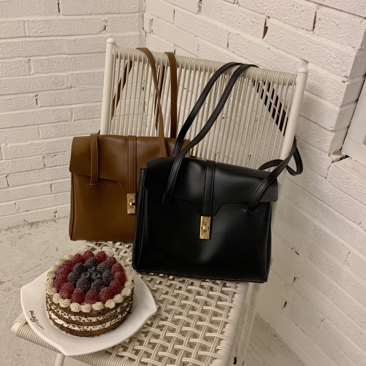 Túi IELGY cỡ lớn phong cách retro dễ phối đồ thời trang cho nữ