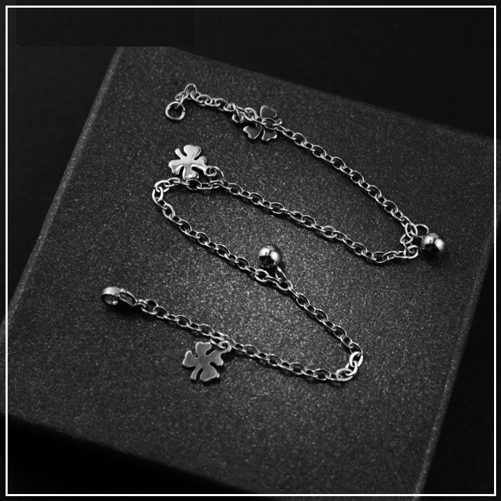 Lắc chân titan cỏ 4 lá cực xinh LC14 | BigBuy360 - bigbuy360.vn