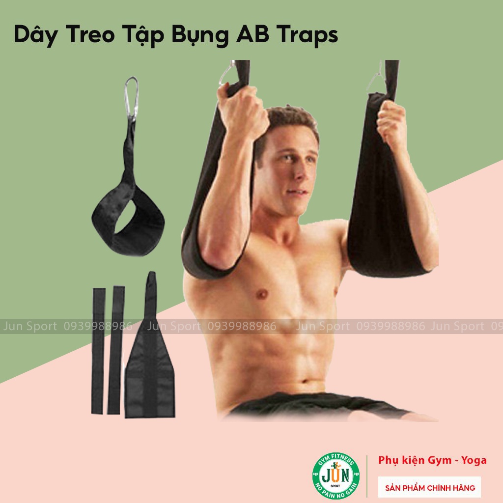 Dây treo tập bụng AB Strap Jun Sport size 46 x 20cm