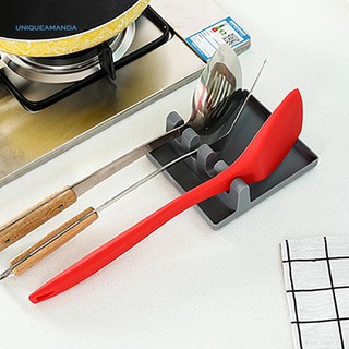 ✿UNI✿Kitchen Spatula Drain Rack Spoon Knife Pot Lid Rest Holder Tableware Organizer