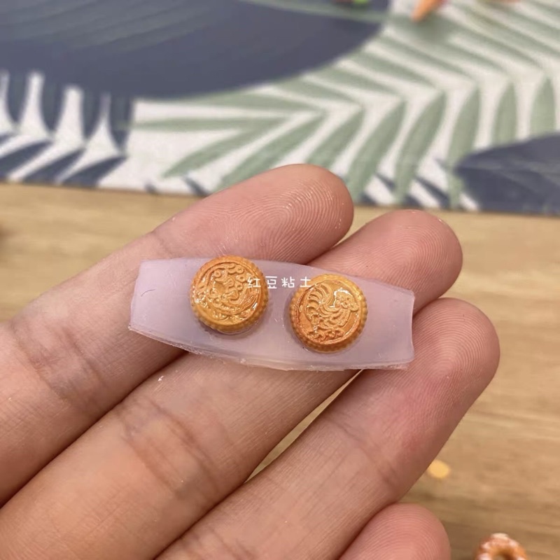 Khuôn bánh trung thu mini làm nails