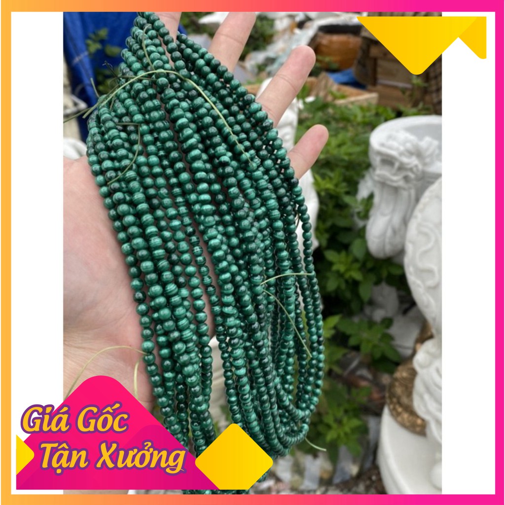 vòng tay lông công malachite quấn 3 vòng Siêu Thị Phong Thủy 9999