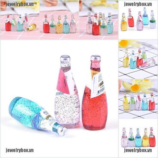 JX 5Pcs 1/12 Miniature food mini fruit drink model for dollhouse kitchen toys[VN]