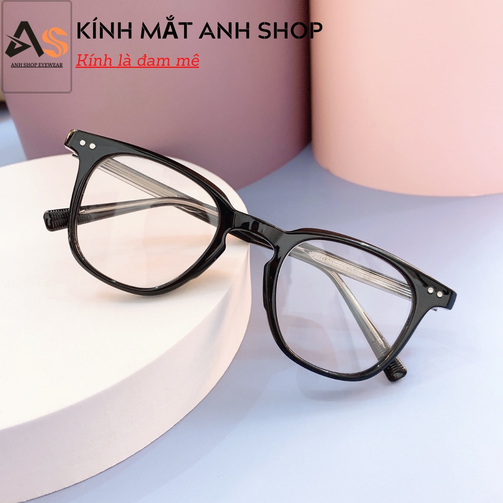 Kính vuông thời trang cao cấp chất liệu nhựa dày dặn cốt kim loại AS3007B