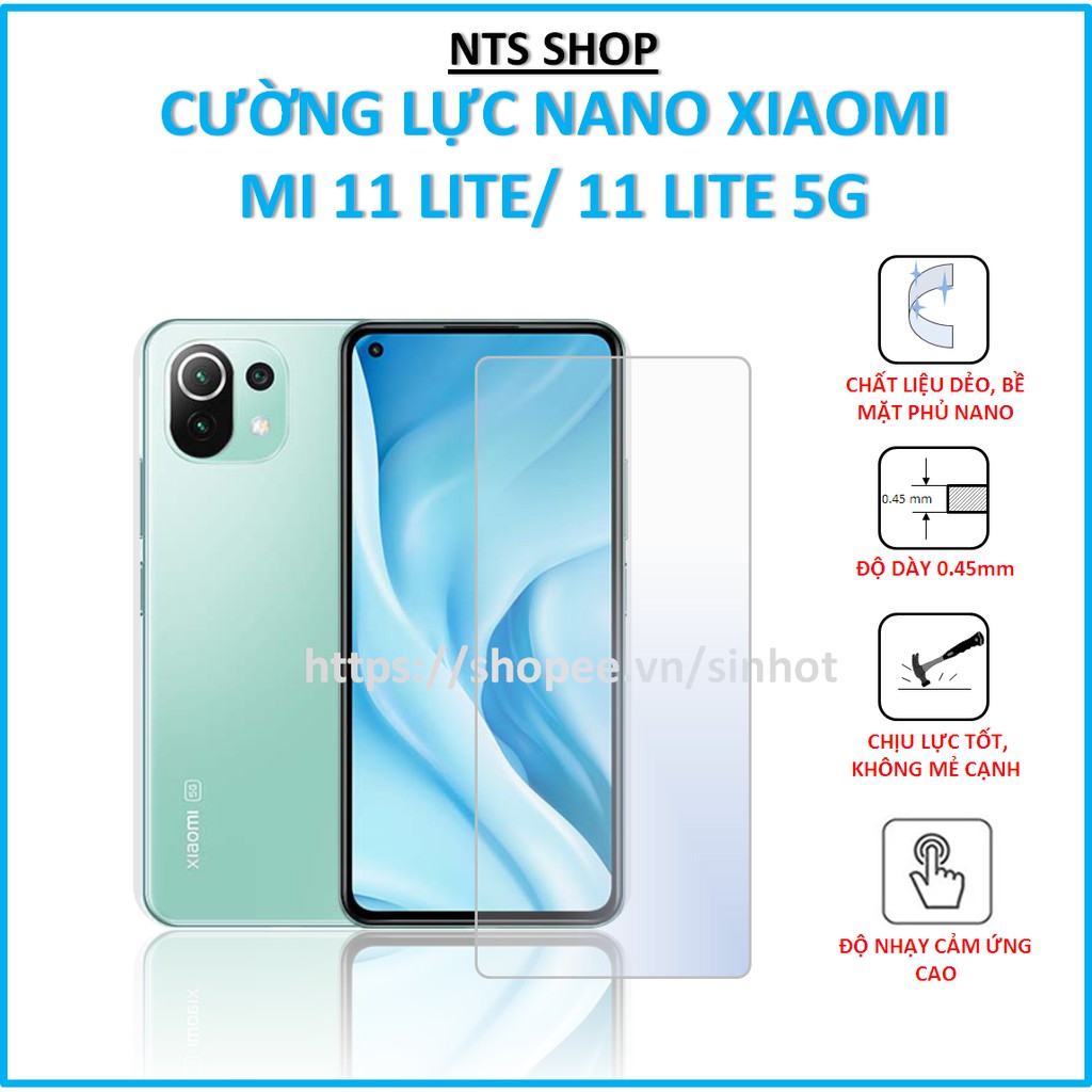 Dán cường lực dẻo bảo vệ màn hình Xiaomi Mi 11 Lite/ Lite 5G