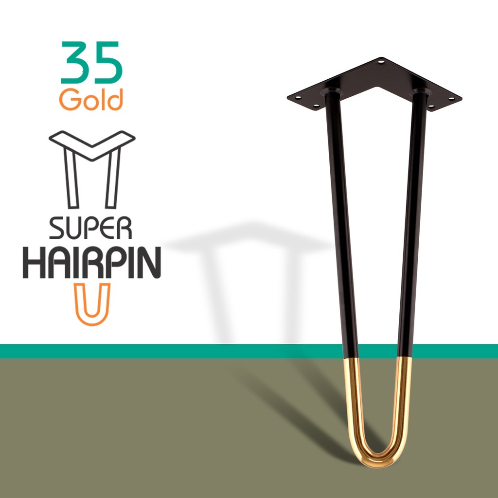 Chân bàn sắt Super Hairpin 35cm