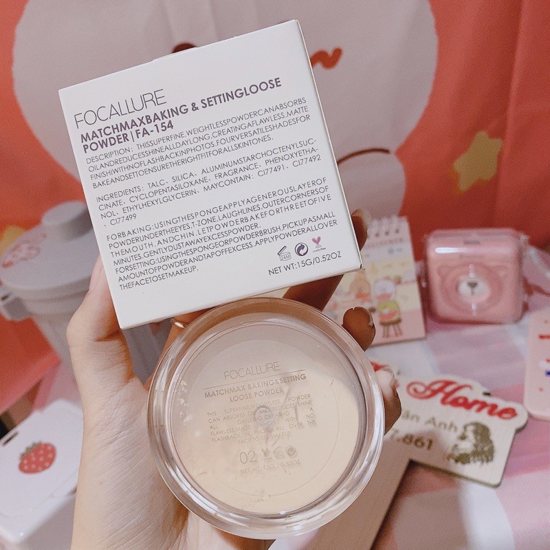 Phấn Phủ Focallure 15gram Matchmaxbaking & Settingloose Powder | BigBuy360 - bigbuy360.vn