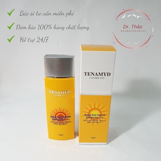 TINH CHẤT CHỐNG NẮNG DẠNG NƯỚC - TENAMYD - AQUA SUN SERUM SPF50/PA+++