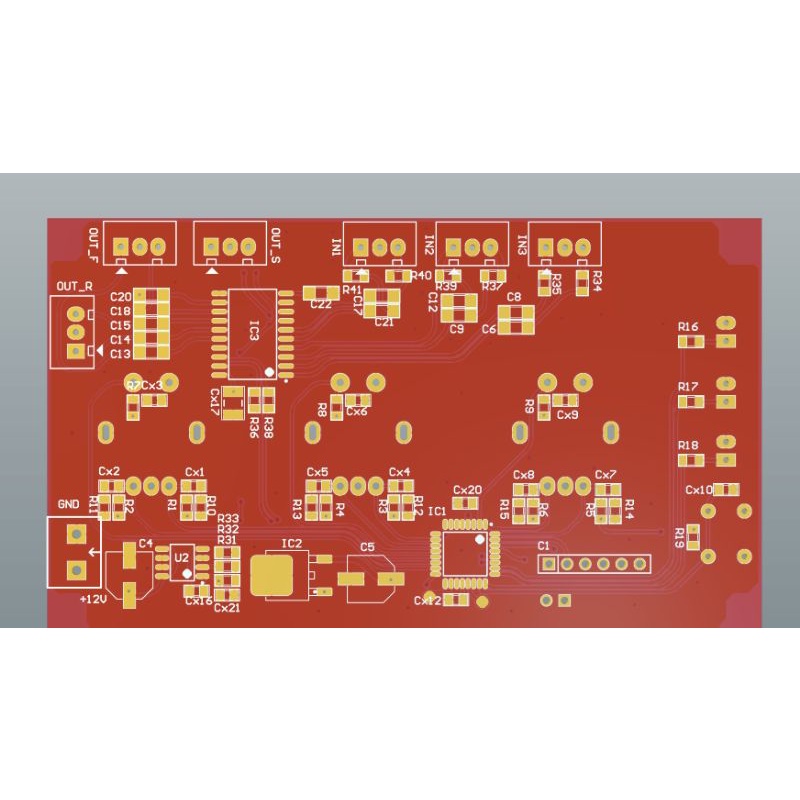 Mạch chỉnh âm sắc vol bass treble số