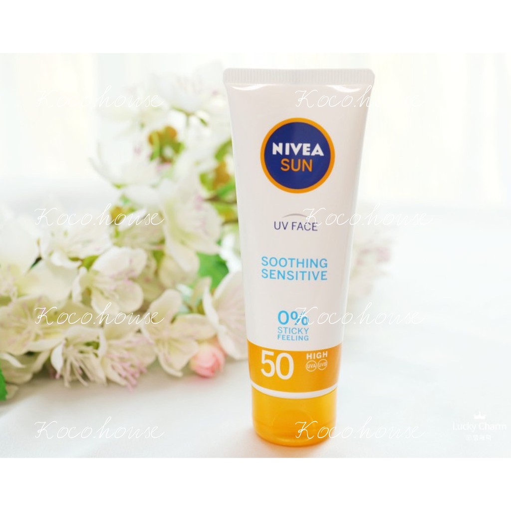 KEM CHỐNG NẮNG NIVEA SOOTHING SENSITIVE SPS50+ PA+++