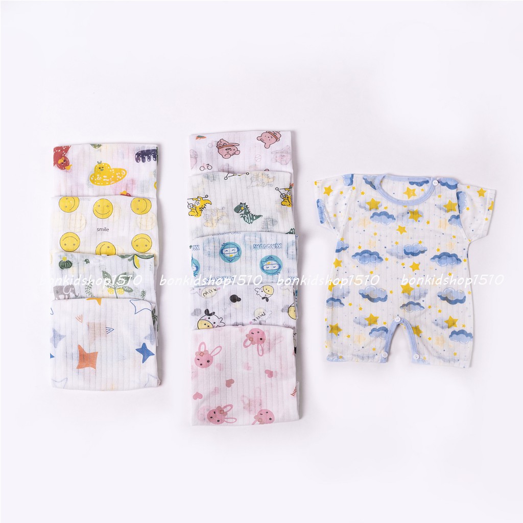 Body đùi cotton giấy cho bé sơ sinh 3-10kg, hàng loại 1 - BD12