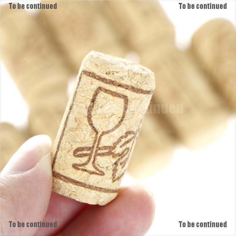 Bộ 10 nút chai rượu bằng gỗ chất lượng