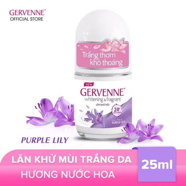 Lăn khử mùi Gervenne 25ml