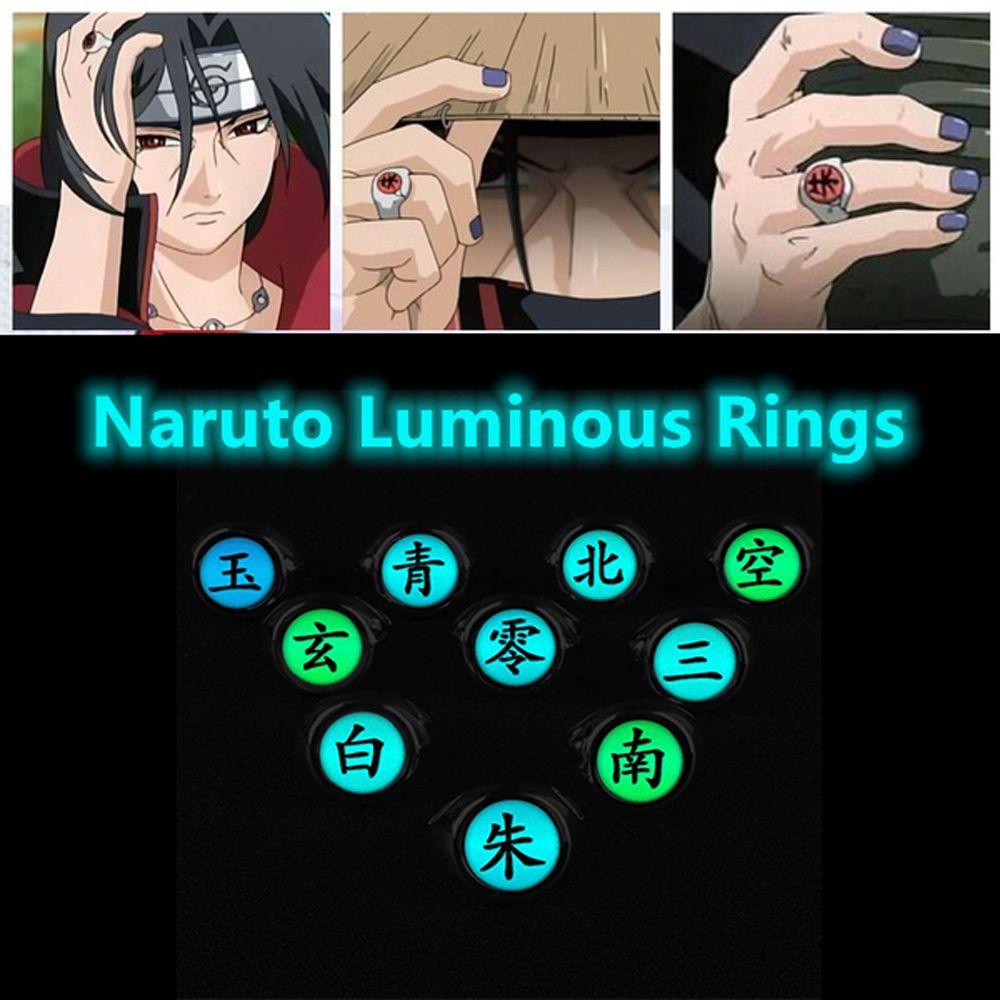 MXGOODS Nhẫn Hóa Trang Nhân Vật Anime Akatsuki Zhu Cho Nữ