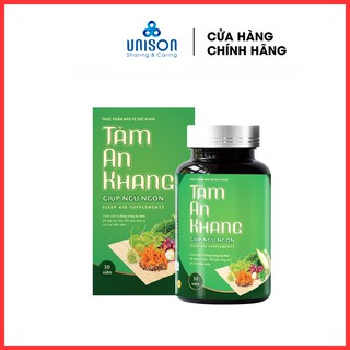 Tâm An Khang - Công thức đột phá:  Hỗ trợ điều trị mất ngủ,  khó ngủ, an thần và bồi bổ cơ thể