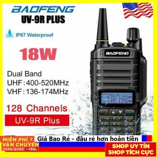 Bộ đàm Baofeng chống nước UV-9R Plus IP67