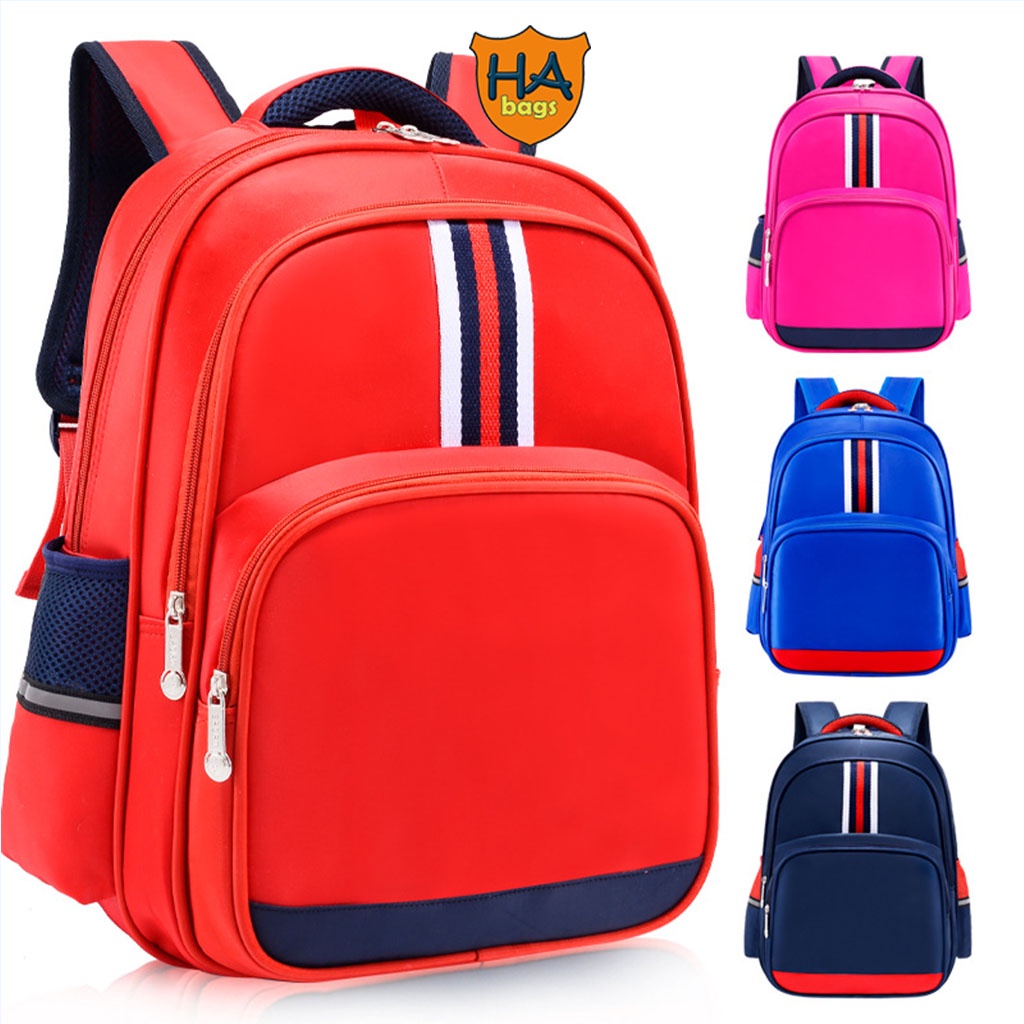 Balo đi học HA1012 dành cho học sinh ltiểu học kích thước 38x28x18cm