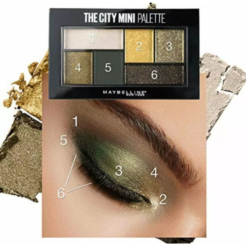 (Hàng Mới Về) Bảng Phấn Mắt Maybelline Mini Trang Điểm Chuyên Nghiệp