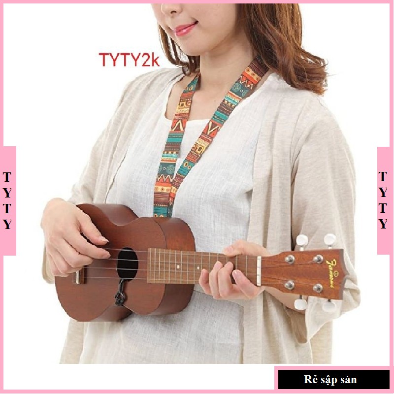 Dây đeo đàn UKULELE kiểu mới tiện dụng không cần đục thùng TYTY2k