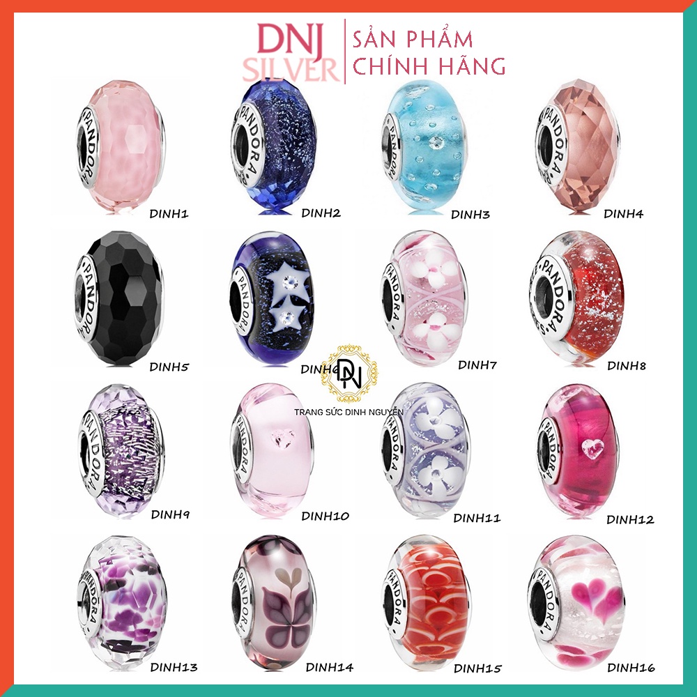 Charm bạc 925 cao cấp, bộ tổng hợp các mẫu charm bạc DNJ để mix vòng charm - Bộ sản phẩm từ DINH1 đến DINH16