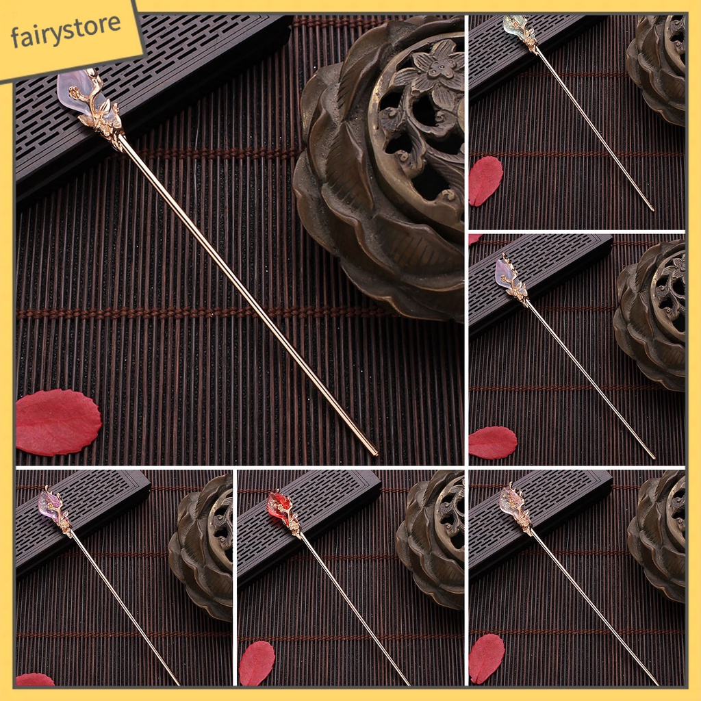 Trâm Cài Tóc Kim Loại Phong Cách Trung Hoa Cho Nữ