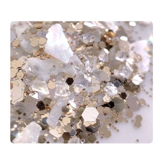Hũ nhũ mix xà cừ trang trí móng