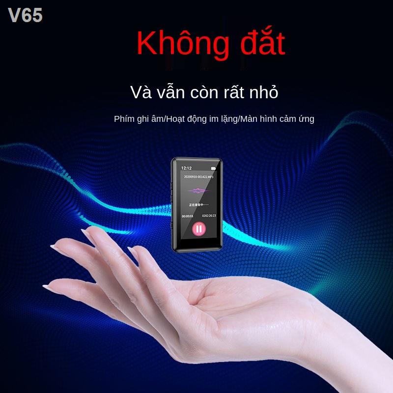 ✌☇☾Màn hình màu cảm ứng công suất lớn Máy ghi âm di động chuyên nghiệp MP3 bluetooth ở chế độ chờ nhỏ và dài