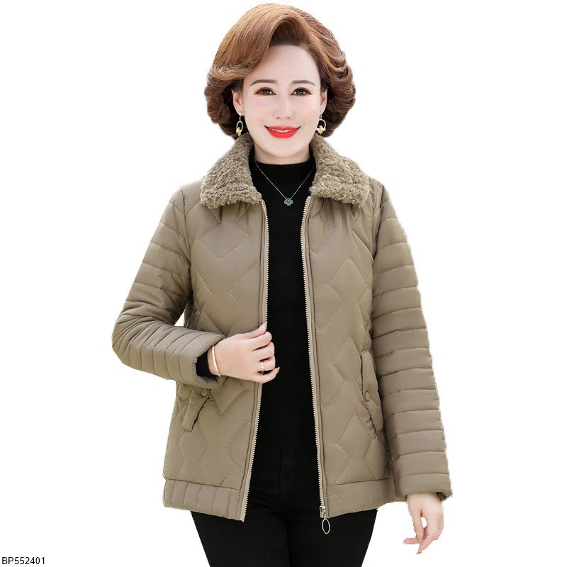 (Order) Áo khoác trung niên cổ vuông kéo khóa | BigBuy360 - bigbuy360.vn