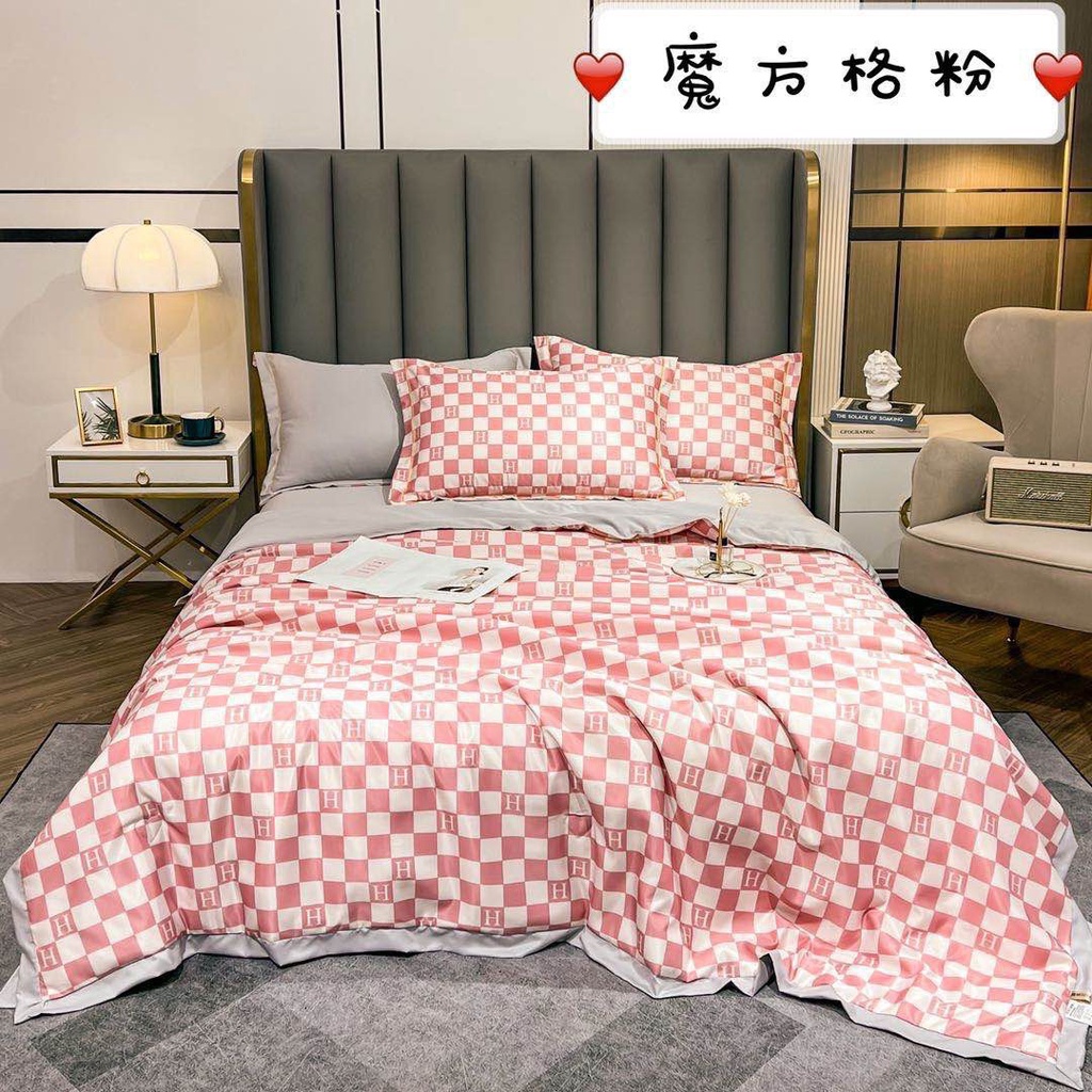 Bộ chăn ga gối lụa thái , sét lụa thái nhập khẩu