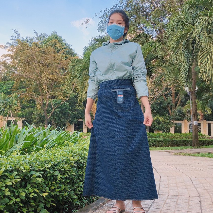 Váy Chống Nắng Jean ,Chân Váy Nữ PINA Cao Cấp Nhiều Mẫu Mã Mềm Mại 3 Kiểu Dáng Bấm Nút, Dán, Dây Buột. | BigBuy360 - bigbuy360.vn