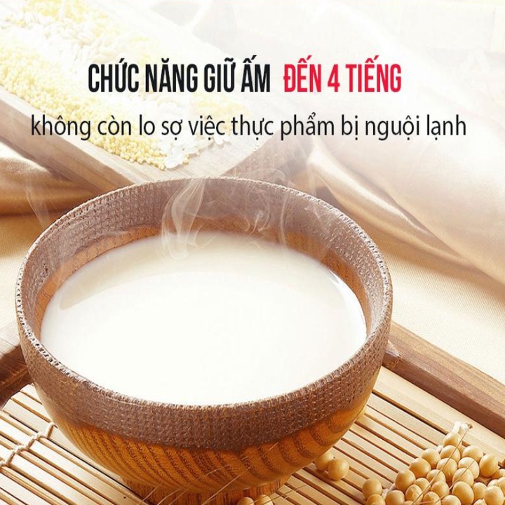 [ Bảo Hành 12 tháng] Máy xay nấu sữa hạt, Máy làm sữa hạt đa năng cao cấp DSP Công suất 1400W