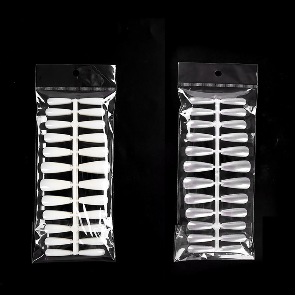 OCEANMAP Móng Tay Giả Trong Suốt Bằng Nhựa ABS Tự Nhiên DIY