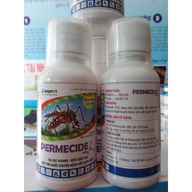 Thuốc diệt muỗi Permecide 50EC 100ml hạ gụt muỗi nhanh, hiệu quả cao,diệt trừ muỗi truyền bệnh sốt xuất huyết