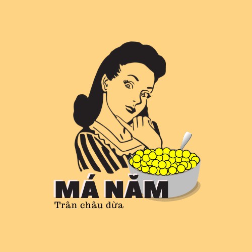 trân châu dừa má Năm