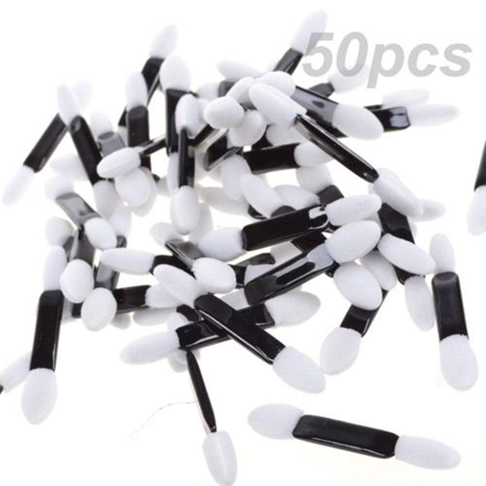 Bộ 50 Cọ Trang Điểm Phấn Mắt Hai Đầu Xốp Trang Điểm Chuyên Nghiệp