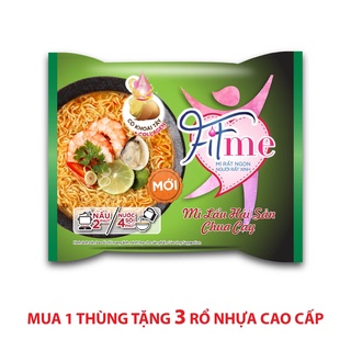 Thùng 30 Gói Mì Lẩu Hải Sản Chua Cay Fitme Có Bổ Sung Collagen THIEN HUONG FOOD 80g/gói
